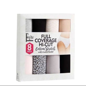 Felina Full Coverage Hi-Cut Cotton Stretch Panty S